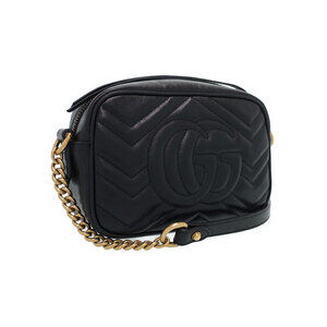 Gucci GG Marmont Black Bag Shoulder Quilted